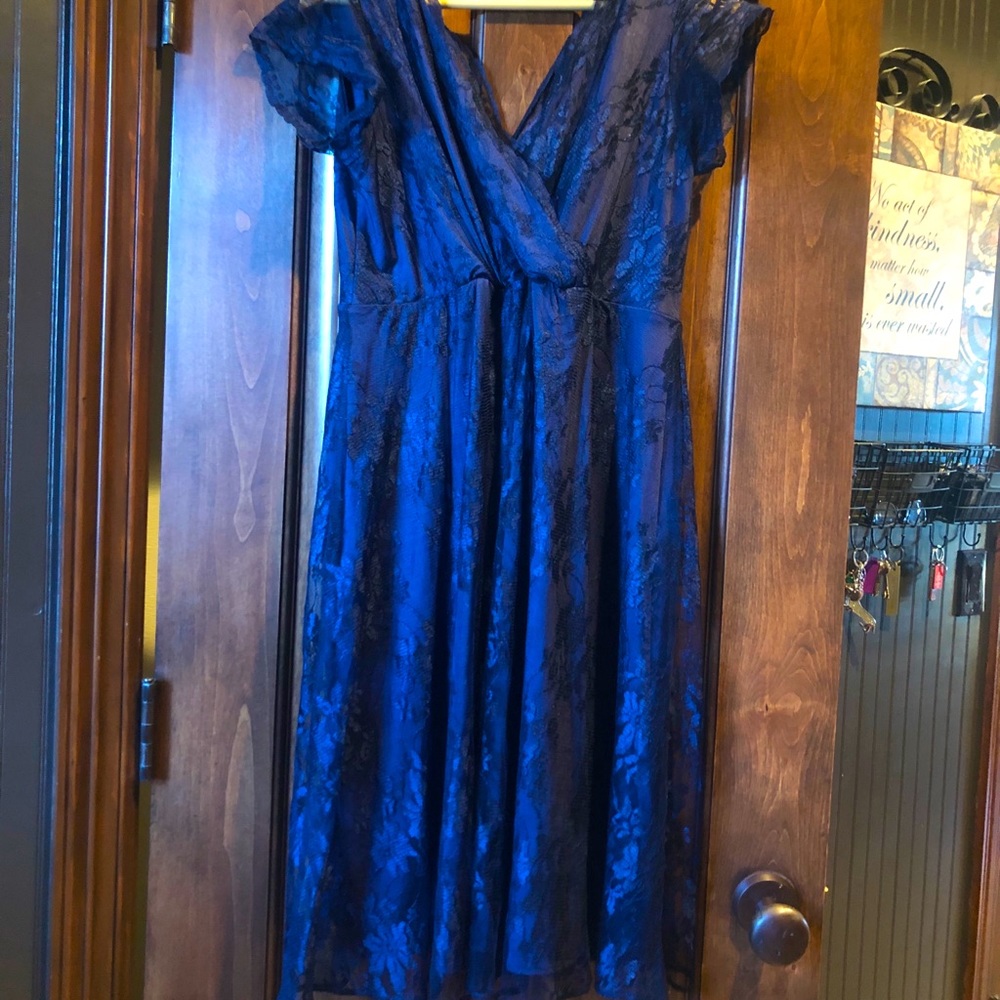 Tiffany Rose Royal Blue Maternity Dress